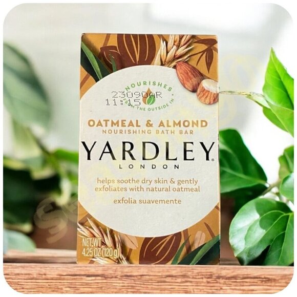 3 Yardley® London Oatmeal & Almond Bar Soap NOURISHING Bath BAR 4.25oz - Picture 7 of 11